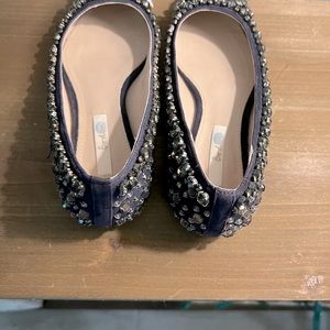 Boden Ballet flat real leather and rhinestones. Size 37.5 EUR / Size 7 US.